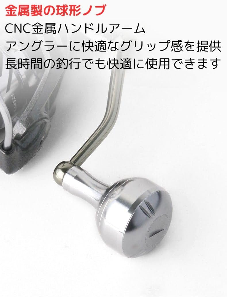 スピニングリール 2000番 3000番 4000番 5000番 6000番 釣りリール フィッシング リール 釣り 遠投 ギア比5.2:1 最大ドラグ力15KG 海釣り 川釣り 湖釣り 防波堤 渓流釣り ハンドル左右交換 アウトドア 釣り具 釣り用品 [並行輸入品]