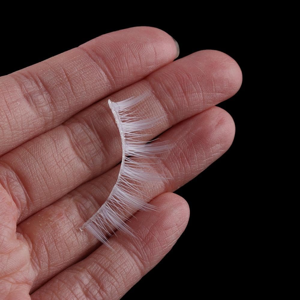 Beautiful White False Eyelashes Long Cross Eyelash Extension False Eyelashes Cosplay Eye Makeup Tool