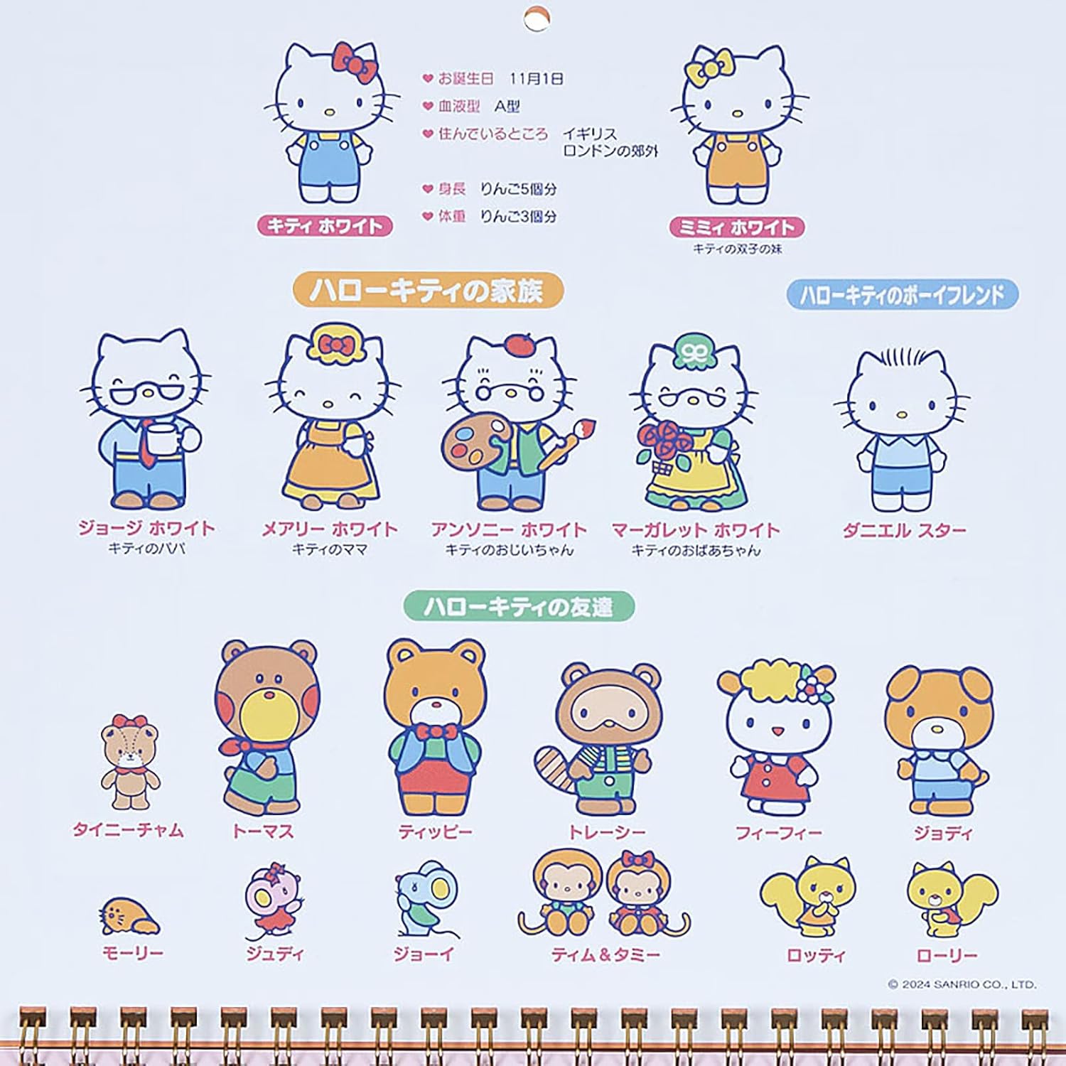Sanrio 452173 2025 Hello Kitty Wall Calendar, M