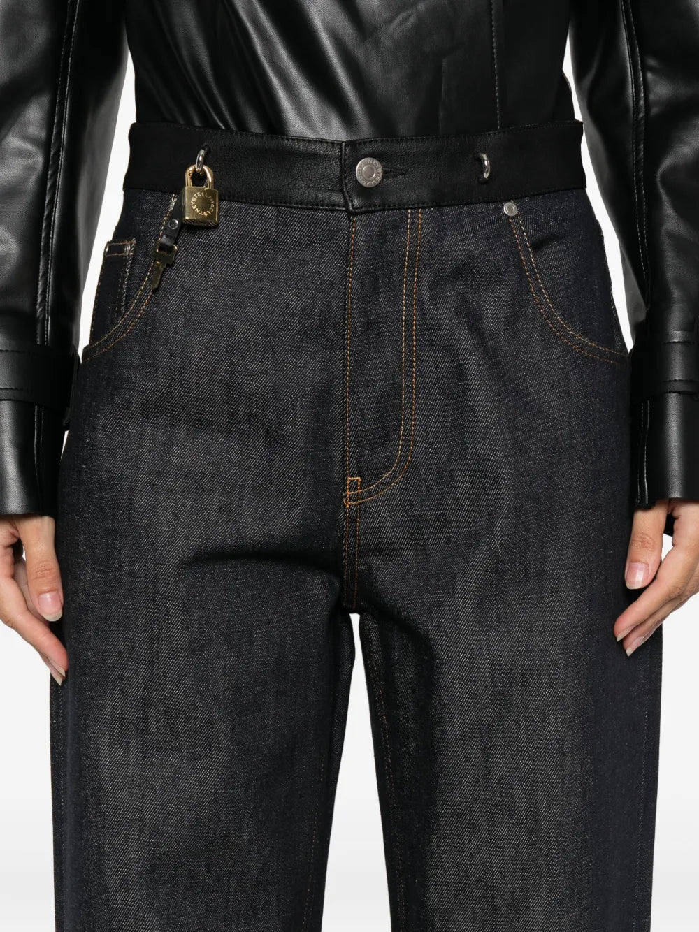 Stella 革で仕上げられた重要な詳細を備えたステラマッカートニージーンズ - Image 6