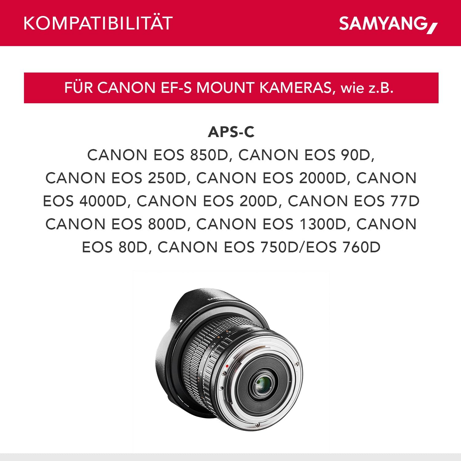 Samyang 8mm F3.5 UMC Fish-Eye CS II