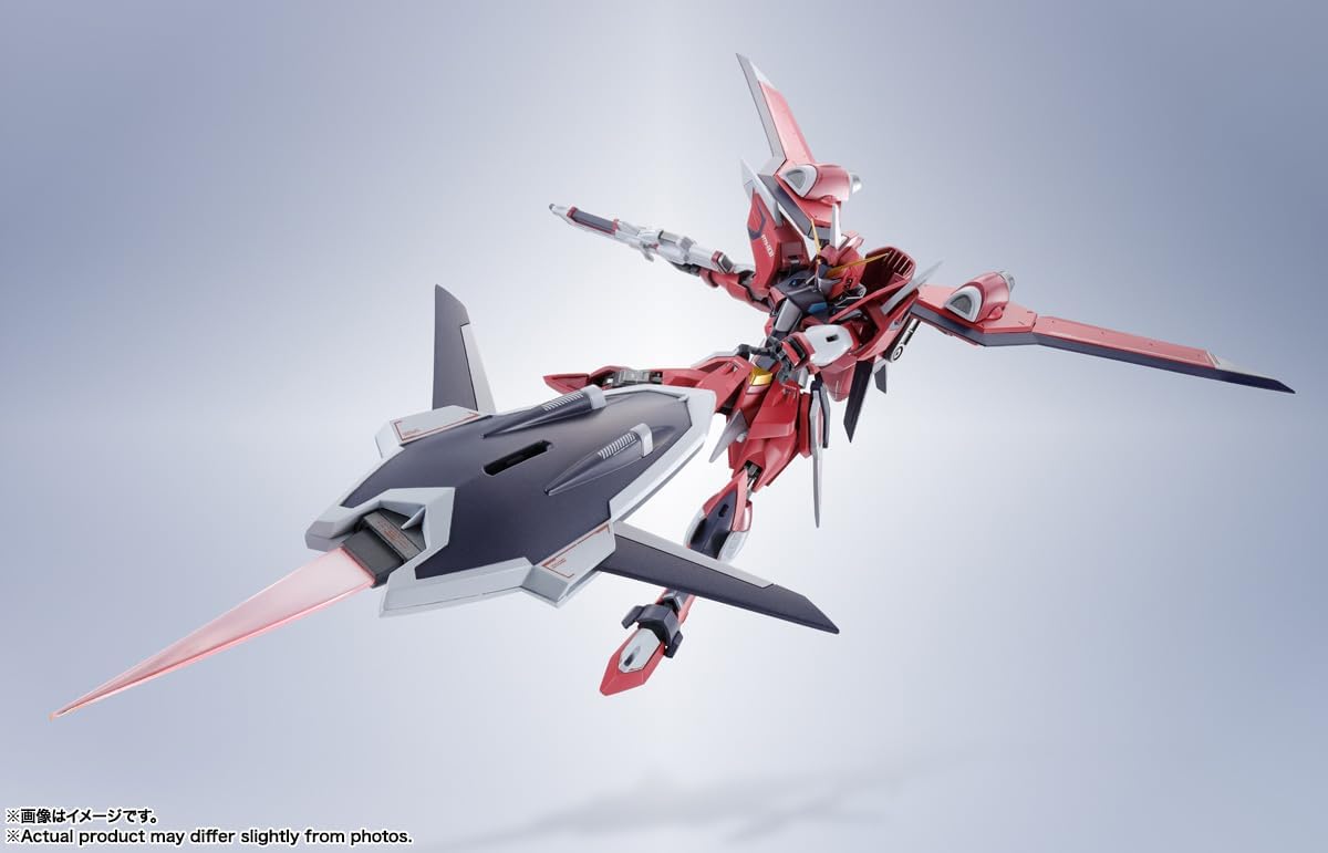 TAMASHII NATIONS Metal Robot Spirits Mobile Suit Gundam SEED FREEDOM Immortal Justice Gundam, Approx. 5.5 inches (140 mm), ABS & PVC & Die-cast, Pre-painted Complete Action Figure