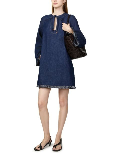 ZIMMERMANN Rhiannon fringe mini denim dress - Image 6