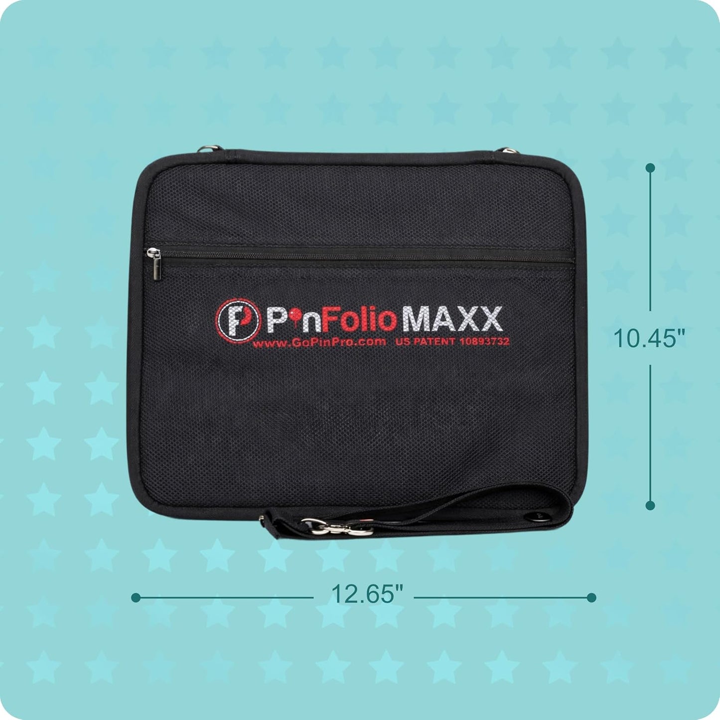 PinFolio Maxx - Libro de almacenamiento con pines delgados para pines y pines esmaltados de Disney, con capacidad para 120 pines de 1 pulgada (negro)