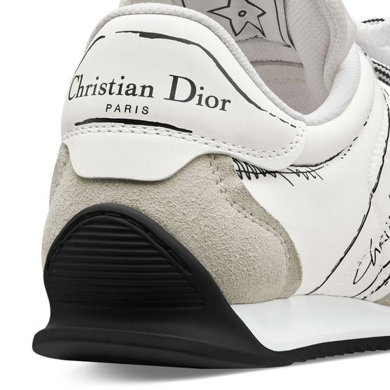 DIOR D-Sketch sneakers nylon and calfskin - Image 6