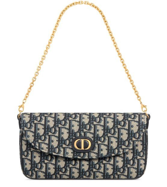 DIOR 30 Montaigne D-Vine Pouch with Chain - Image 6
