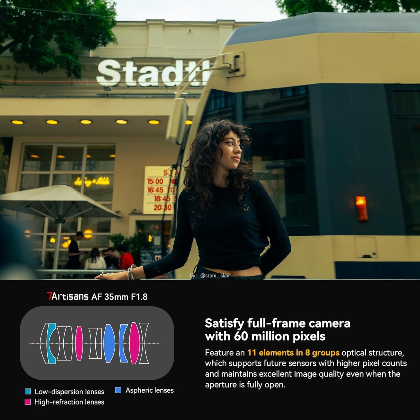 7artisans Autofocus 35mm F1.8 Full Frame Lens, F1.8 Large Aperture, Auto/Manual Compatible, Compatible with Leica/Panasonic S1, DC-S1, S5, DC-S5, LUMIX S9 Series and Sigma L-Series Mirrorless Cameras