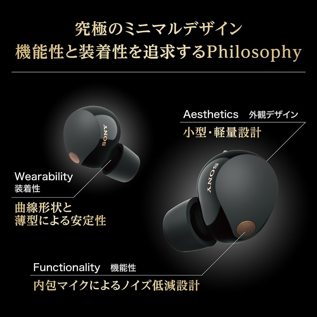 Sony WF-1000XM5 Wireless Noise Cancelling Earbuds, Fully Wireless, Overwhelming Noise Cancelling Performance, Small and Lightweight Design, High Performance Microphone Call Quality, Built-in Amazon