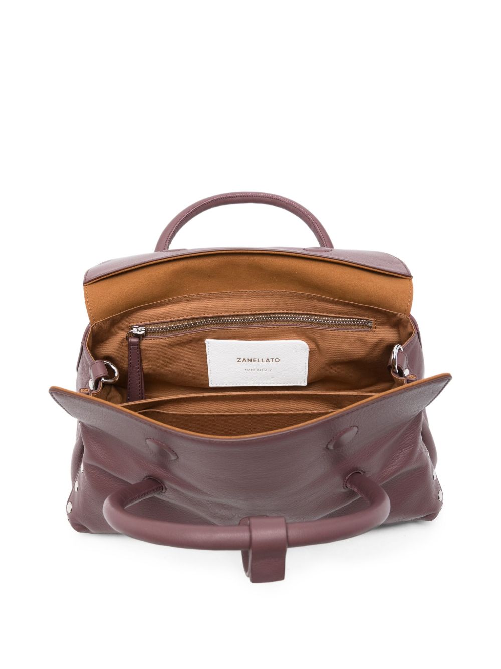 Zanellato Zanellato Dotta Saeta Small Leather Handbag - Image 6