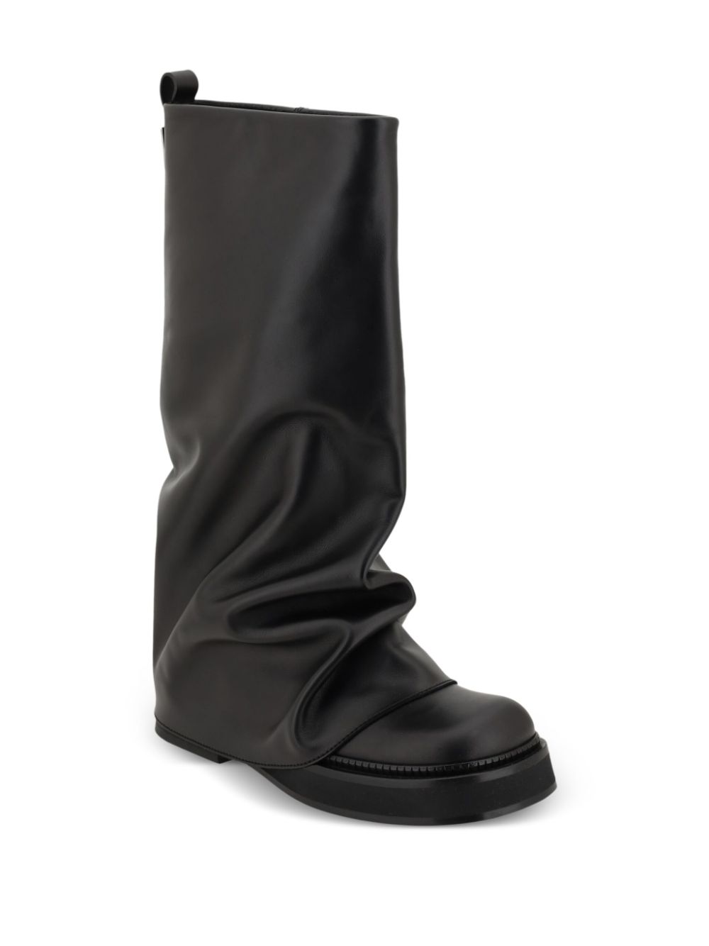 The Attico Robin Leather Combat Boots - Image 6
