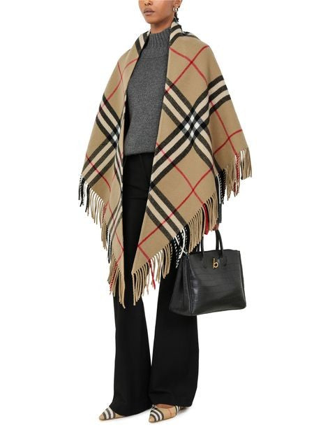 BURBERRY ビッグチェック ケープ - Image 6
