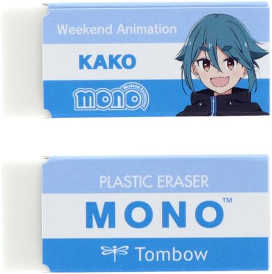 Sun-Star Stationery Mono Goods Erasers, Set of 5, Mono Erasers, 5 Pack, TV Anime "mono" S4291743