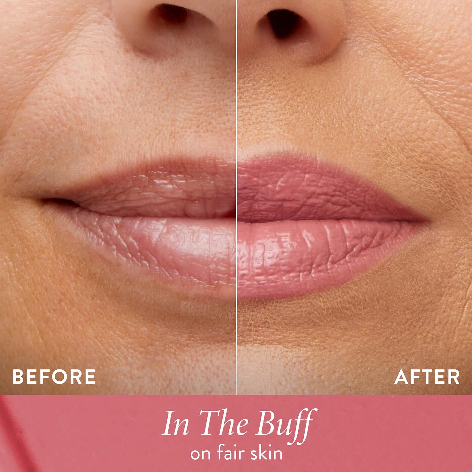 LAURA GELLER NEW YORK Bálsamo en gel hidratante con color para labios - In the Buff - Vitamina E hidratante - Acabado semibrillante