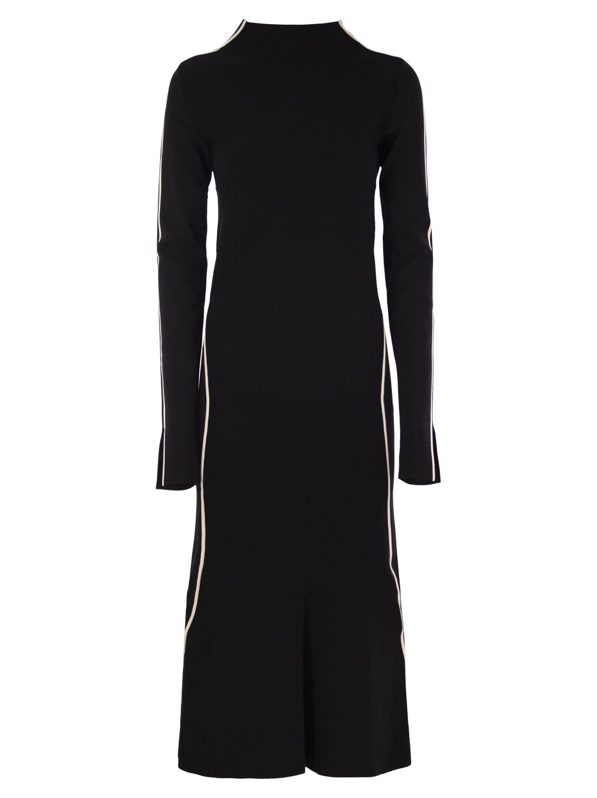 Sportmax SportMax Operoso Tight Fitting Viscose Blend Crepe Knitドレス - Image 6