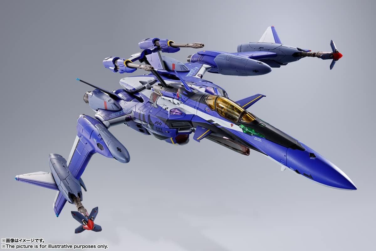 TAMASHII NATIONS DX Super Alloy Movie Version Macross Delta Absolute LIVE!!!!!! YF-29 Durandal Valkyrie (Maximilian Jenius Machine) Full Set Pack, Approx. 8.7 inches (220 mm) ABS & Die Cast