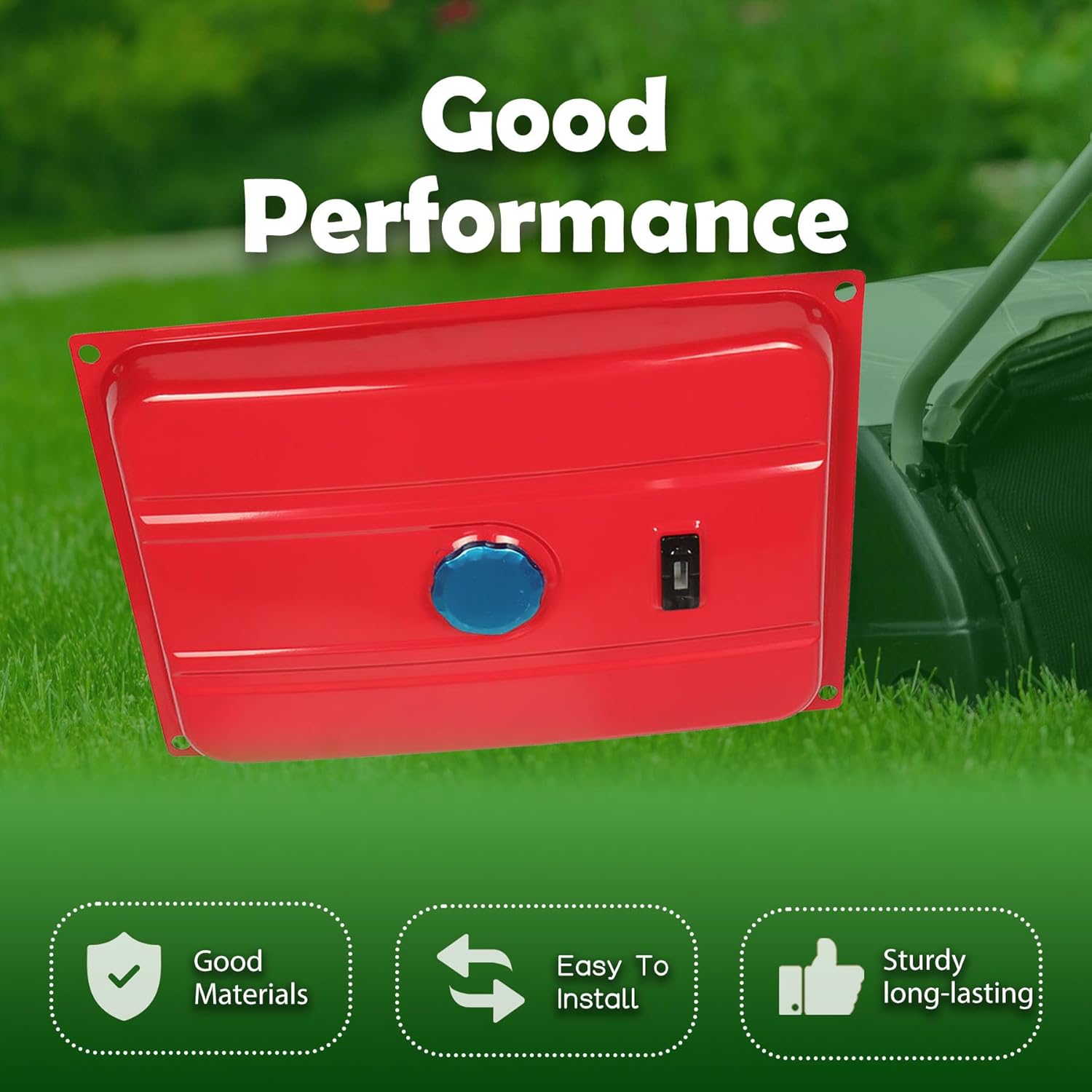 ALL-CARB 5ガロン (20L) 発電機燃料タンクバルブ クロムカバー EC6500用交換用