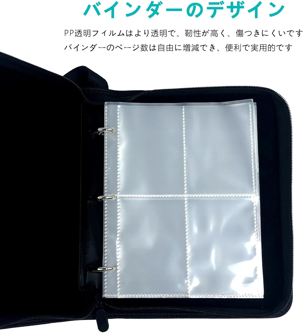 linshesf Card File, Poke Card Case, Card Binder File, Holds 400 Cards, Perfect for Birthday, New Year, Christmas Gift, Card Collection (M)