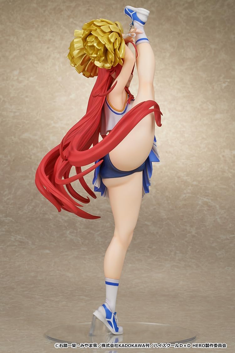 MuseMolds High School D x D Hero Scale Figure, Rias Gremory, Cheer Girl Ver. Plastic, Painted and Assembled Product, 1/6 Scale, Includes Exclusive Stand, Total Height Approx. 13.0 inches (330 mm)