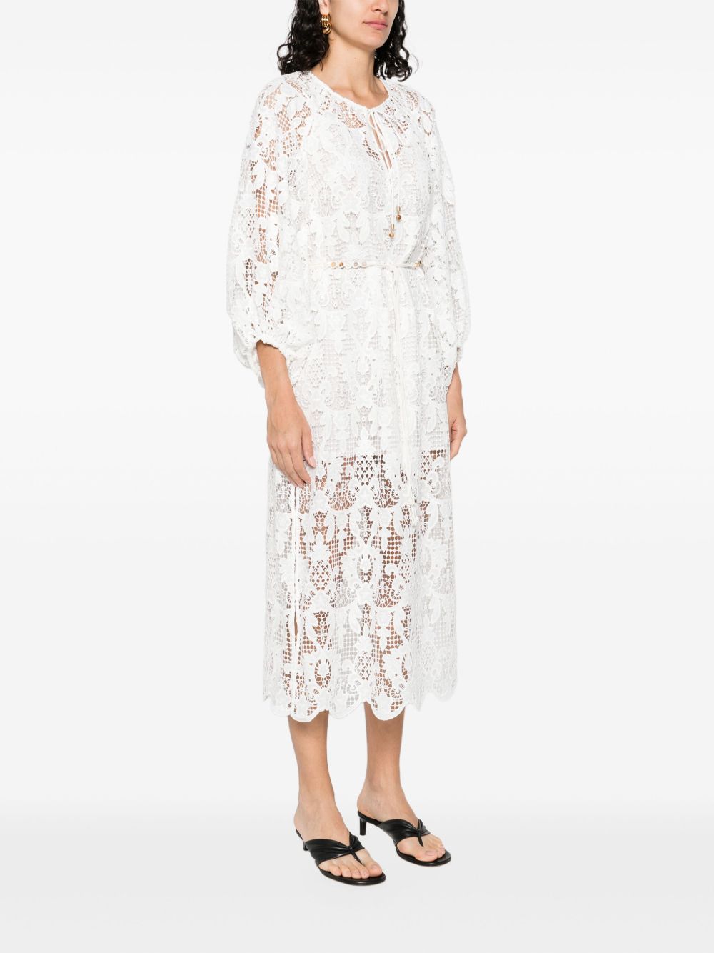 Zimmermann ZIMMERMANN COCO LACE MIDIドレス - Image 6
