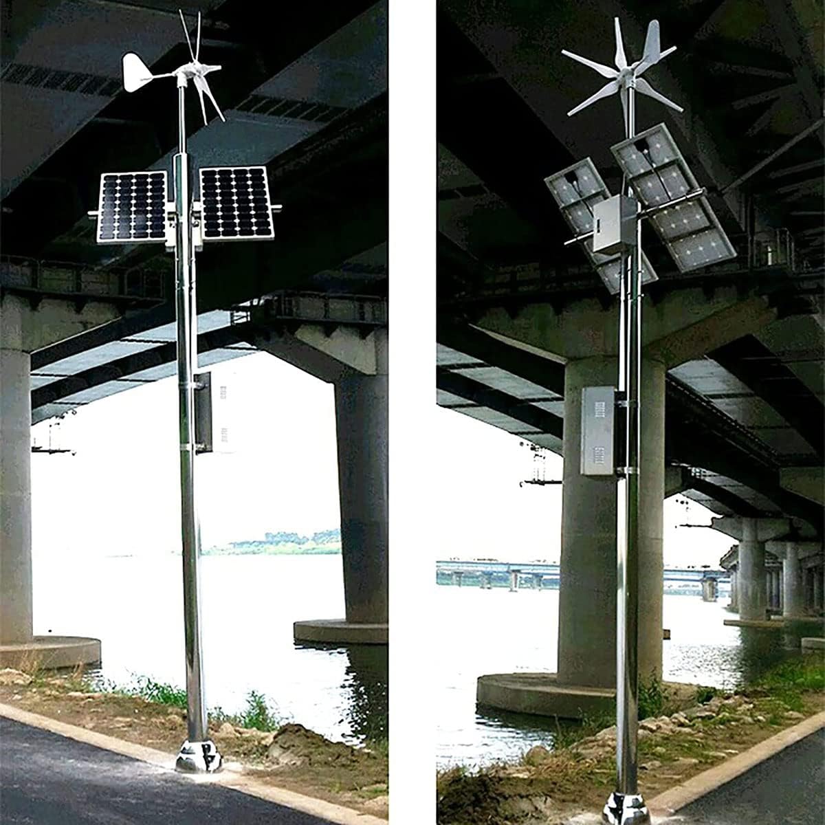 風力タービン、風力タービンジェネレーター 6ブレード低風速始動風力タービン 充電コントローラー付き、24V (12V)