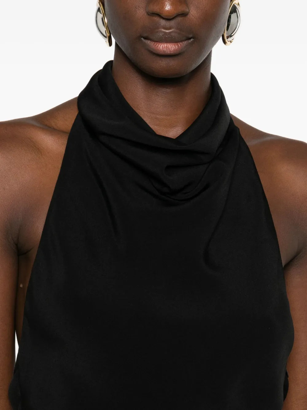 Tom トム・フォード ホルターネック付きシルクドレス - Image 6