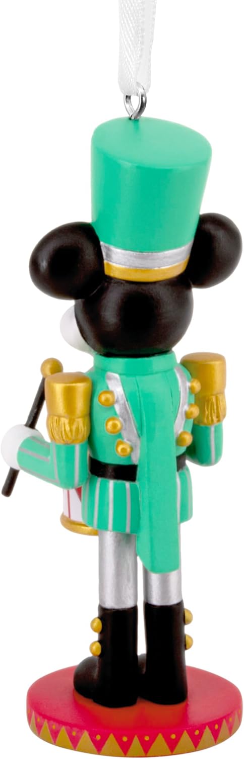 Hallmark Disney - Adorno navideño de cascanueces de Mickey Mouse, regalos para fanáticos de Disney