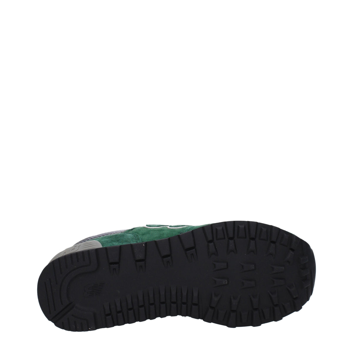 Designer Brand 女性を走るニューバランススニーカー布地緑/灰色 - Image 6