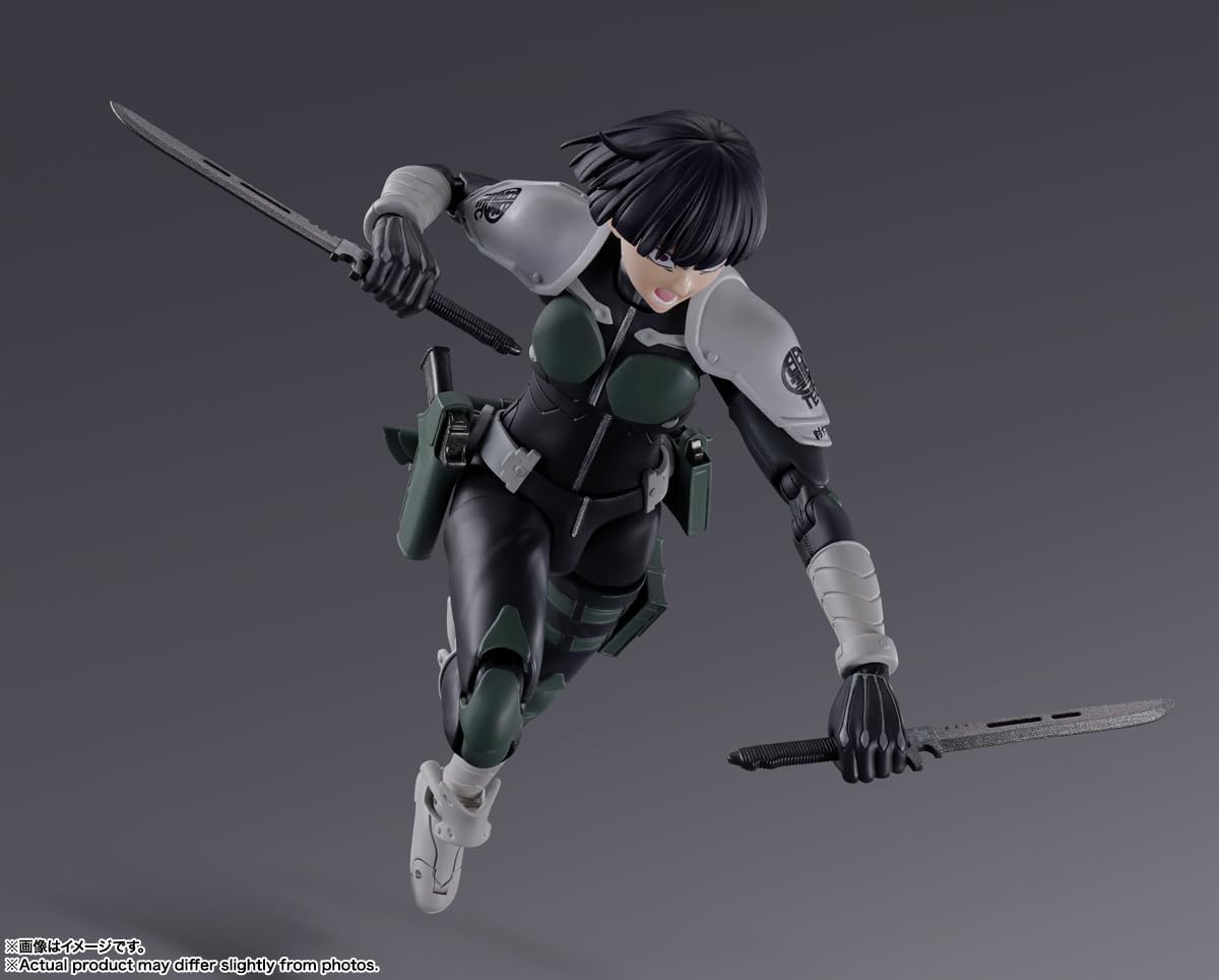 BANDAI SPIRITS S.H. Figuarts Kaiju No. 8 Soshiro Hoshina Approx. 5.5 inches (140 mm), PVC & ABS, Pre-painted Action Figure