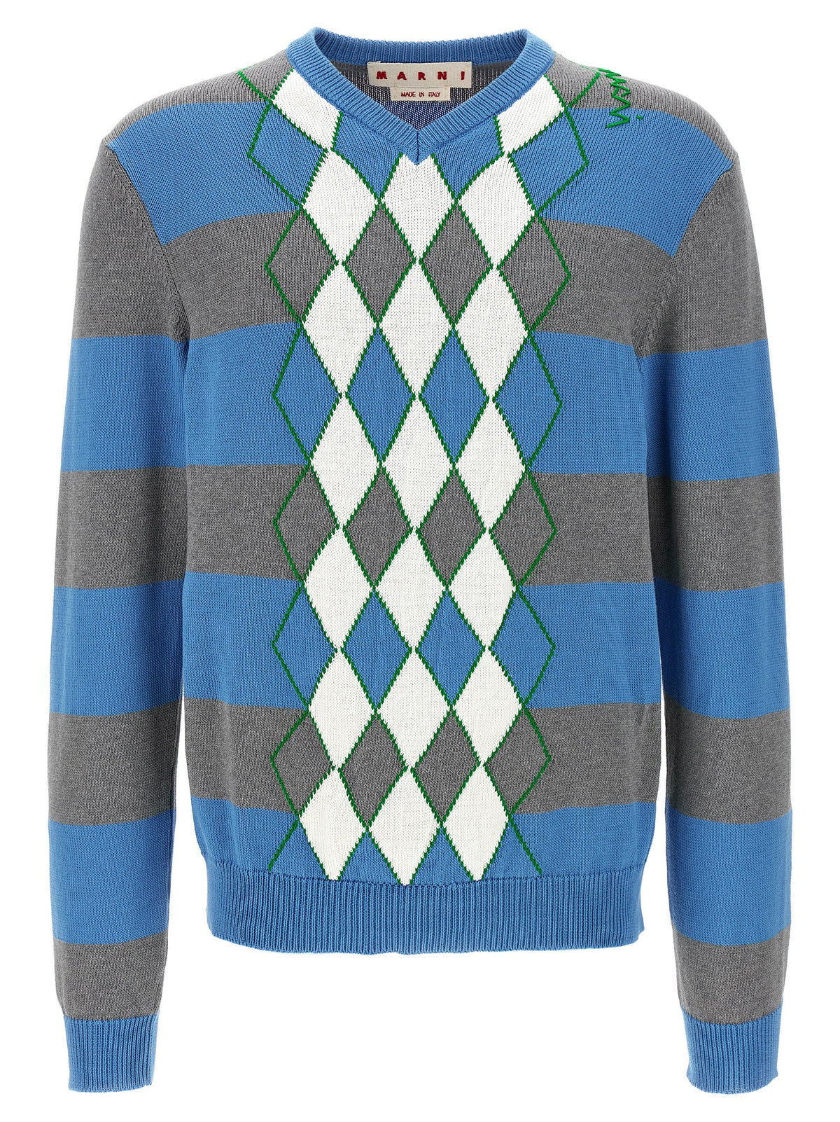 Marni Marni 'Argyle'セーター - Image 6