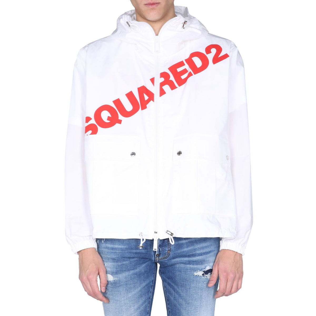 Dsquared2 Dsquared2ロゴフード付きウィンドブレーカー - Image 6