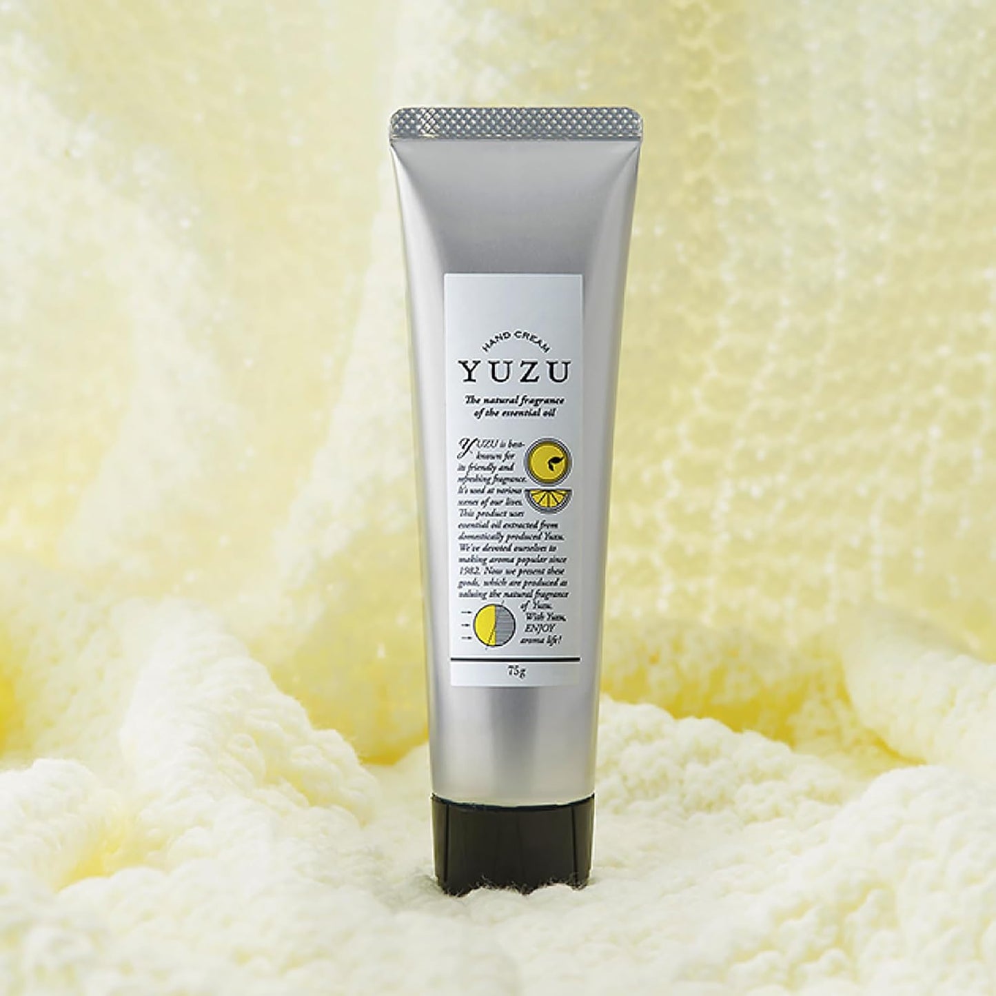 Daily Aroma YUZU Hand Cream from Kochi Prefecture, 2.6 oz (75 g), Yuzu