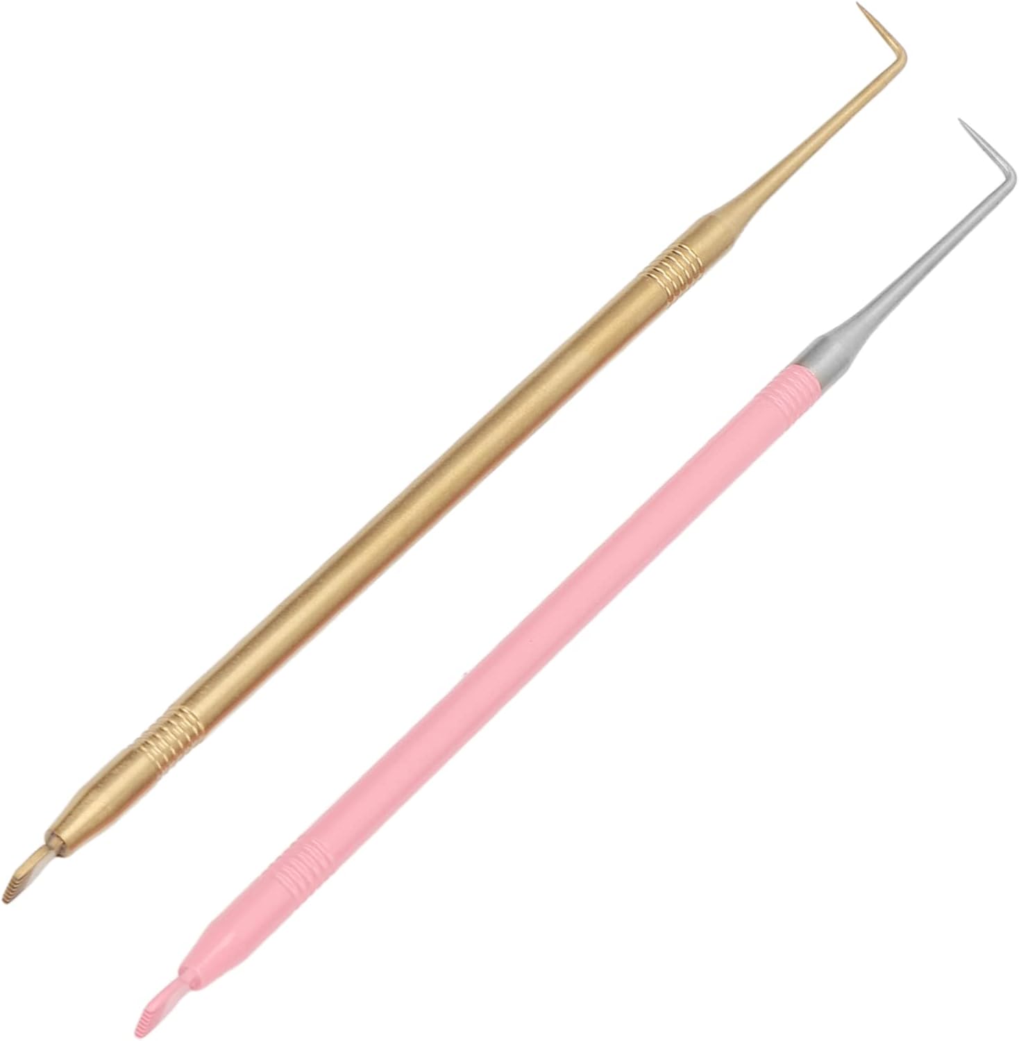 Eyelash Perm Lift Tool Eyelash Lift Perm Tool Double Ended Short Comb (Gold Pink)