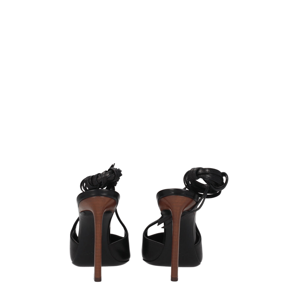 Saint セントローランサンダルブレードレザーブラック - Image 6