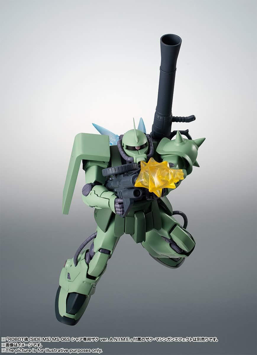 Robot Spirits Mobile Suit Gundam 0083 [SIDE MS] MS-06F-2 Zaku IIF2 Type Version A.N.I.M.E. Approx. 4.9 inches (125 mm), ABS & PVC Pre-painted Action Figure