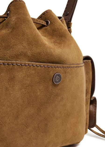 ACNE Multipocket bucket bag in suede - Image 6