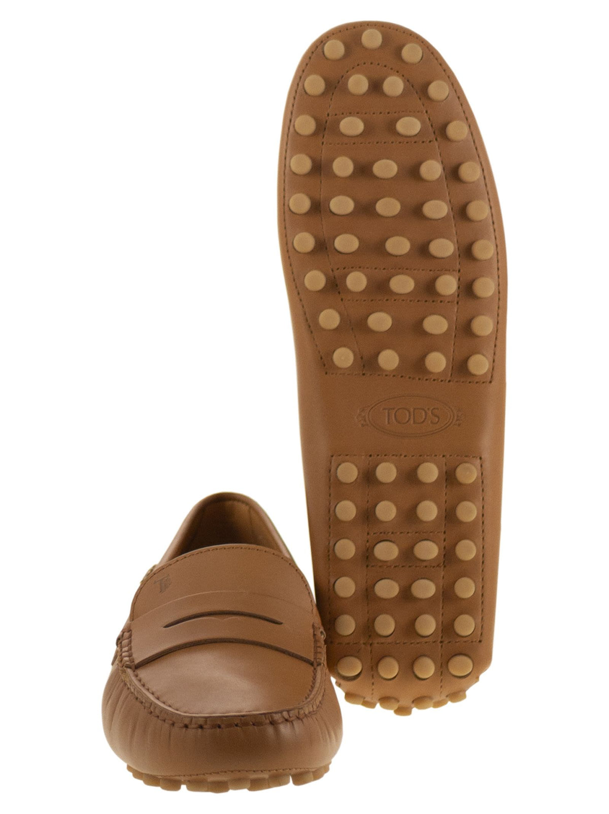 Tods トッド 'S 革のモカシンラバーソール - Image 6