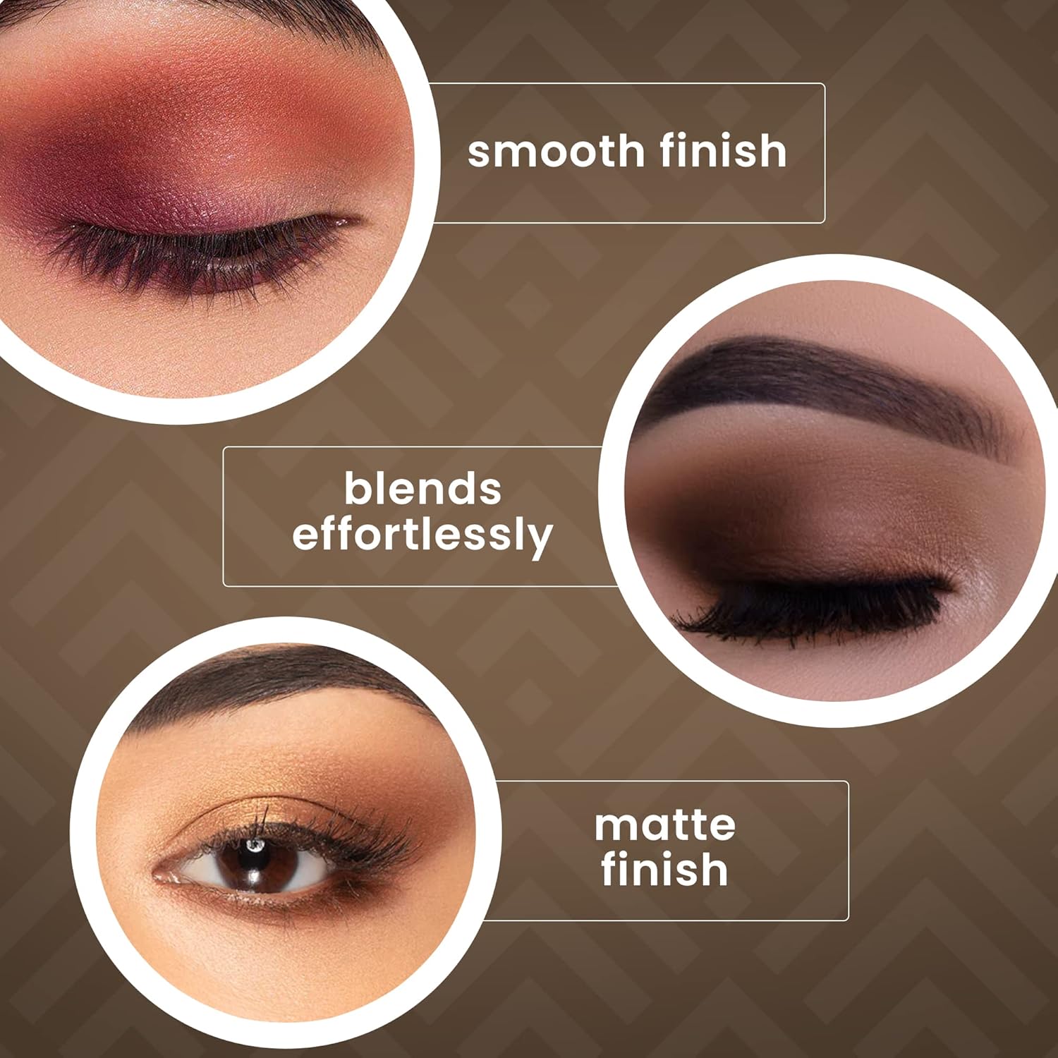 Ccolor Cosmetics - Matte Natural, paleta de sombra de ojos de 9 colores, acabado mate, maquillaje de sombra de ojos altamente pigmentada, paleta de ojos de larga duración, kit de maquillaje de ojos con tonos neutros fáciles de mezclar