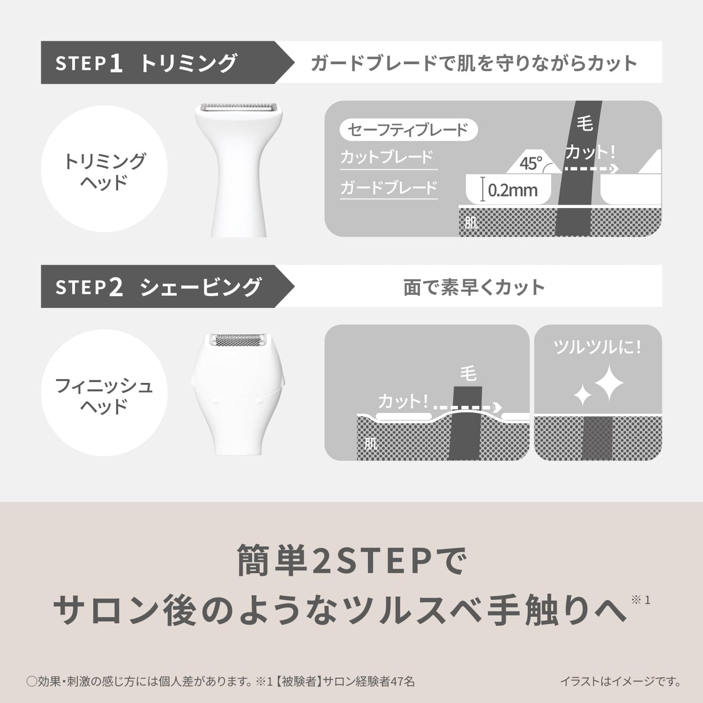 Panasonic VIO Shaver Ferrier IPX7 Waterproof Dry Shaving Hair Remover Battery Operated Beige Tone ES-WV63-E [Released in 2025] ◆Includes Cinnamoroll Sticker◆