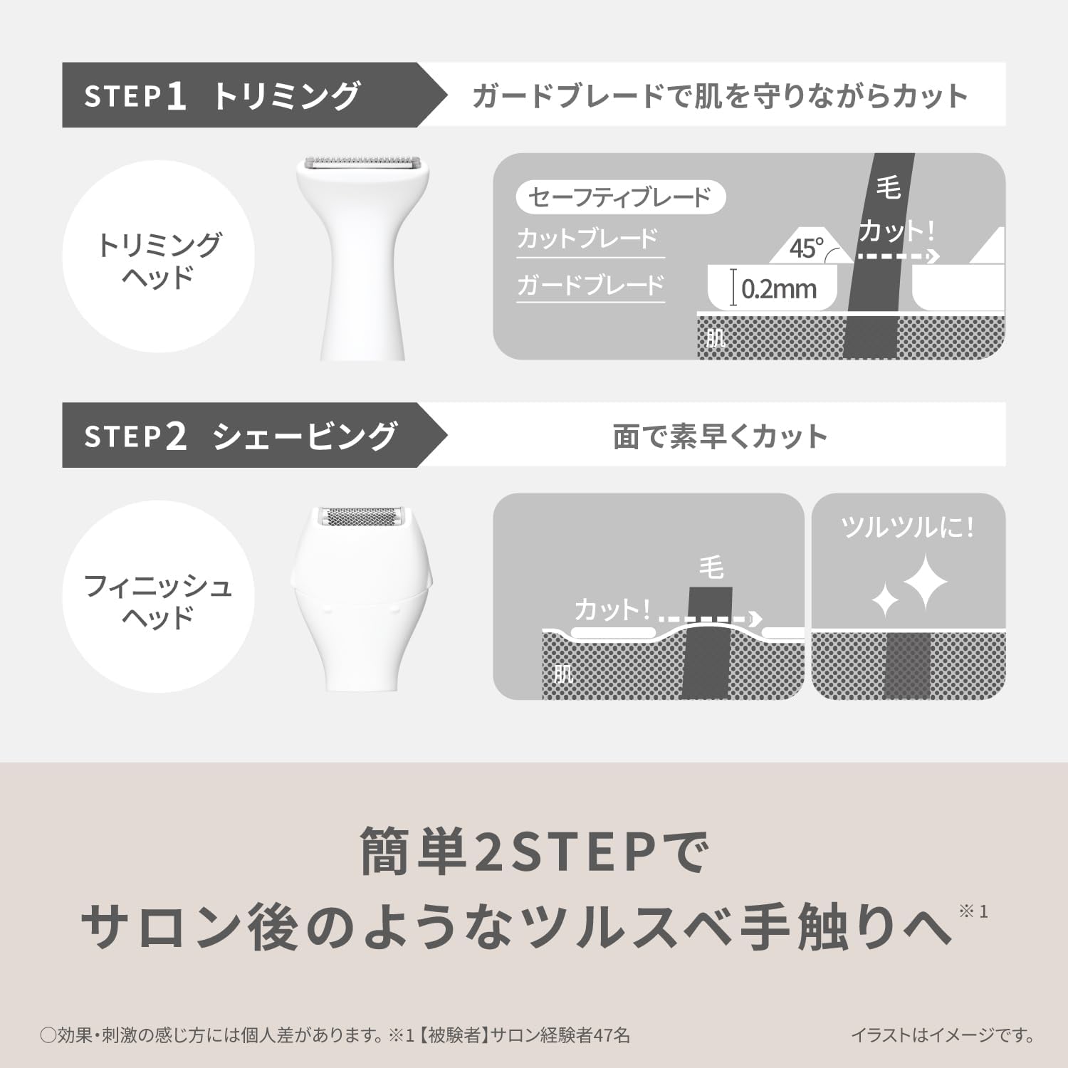 Panasonic VIO Shaver Ferrier IPX7 Waterproof Dry Shaving Hair Remover Battery Operated Beige Tone ES-WV63-E [Released in 2025] ◆Includes Cinnamoroll Sticker◆