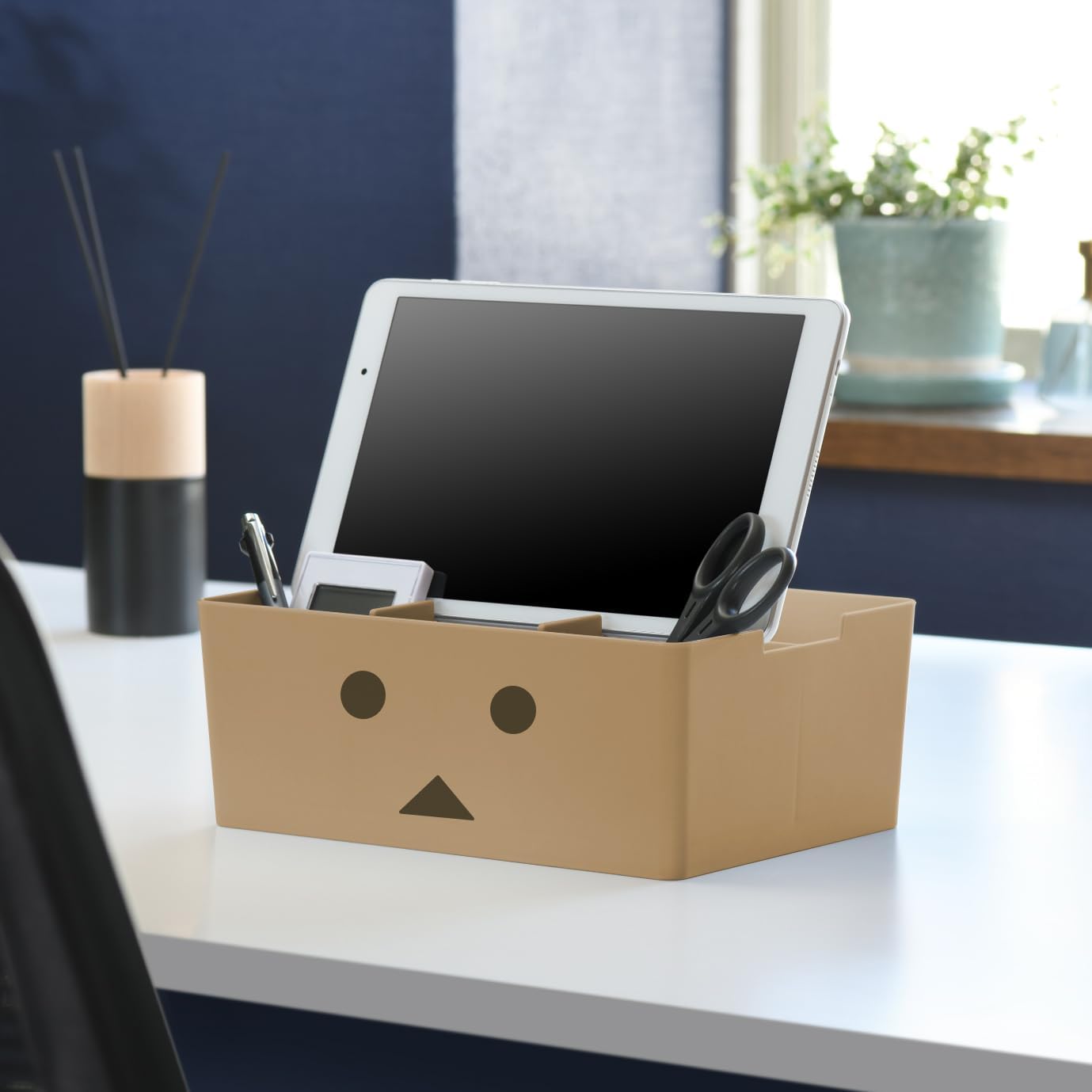 JEJ Astage Storage Box, Desk Tote, Desk Organizer, Stacked, Made in Japan, Dumbo (W x D x H): 10.2 x 7.4 x 5.7 inches (26 x 18.8 x 14.5 cm)