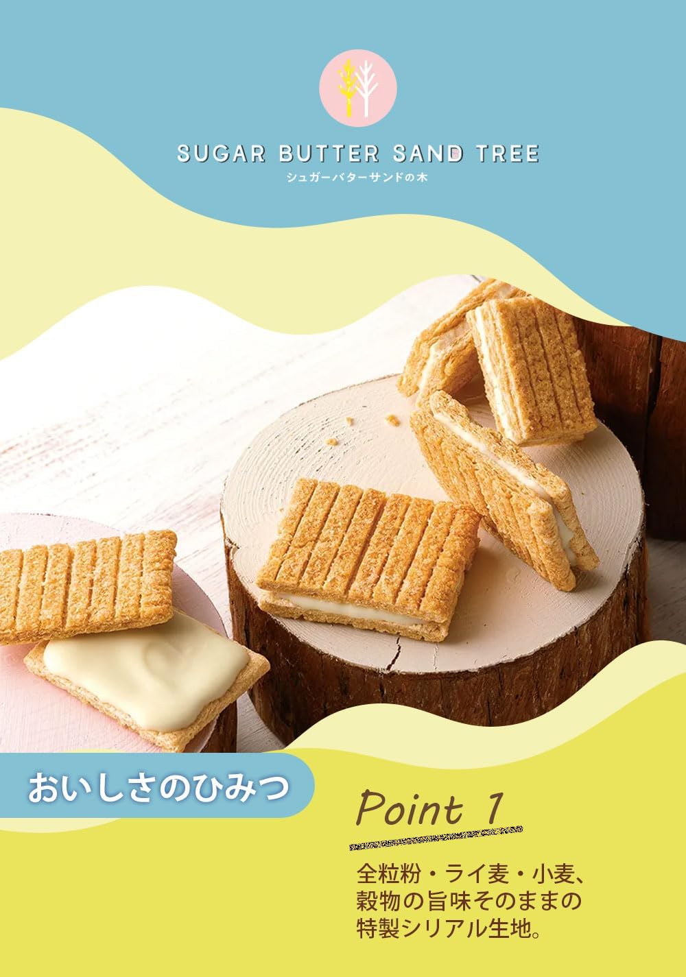 Sugar Butter Tree Sugar Butter Sandwich 7-pack with Gift Card Officially Wrapped Gift Snack