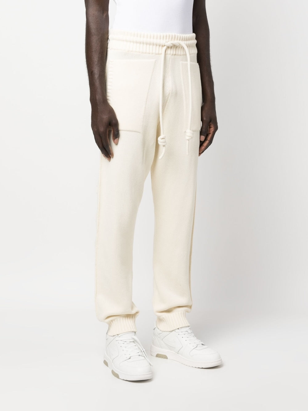 Off Off White Cotton Sweatpants - Image 6