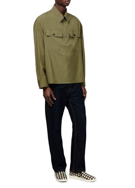 BOTTEGA VENETA ライトコットンサージ製 オーバーシャツ - Image 6