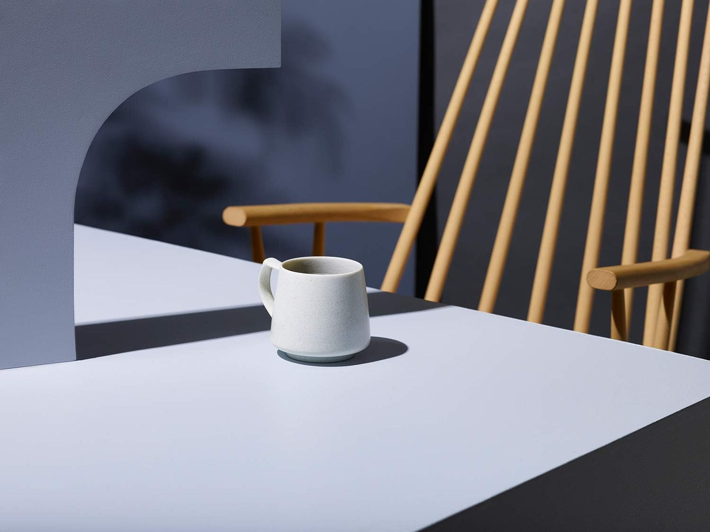 Cores C811WH White Mug, 11.8 fl oz (320 ml), Made in Japan, Microwave, Dishwasher Safe, Delicate