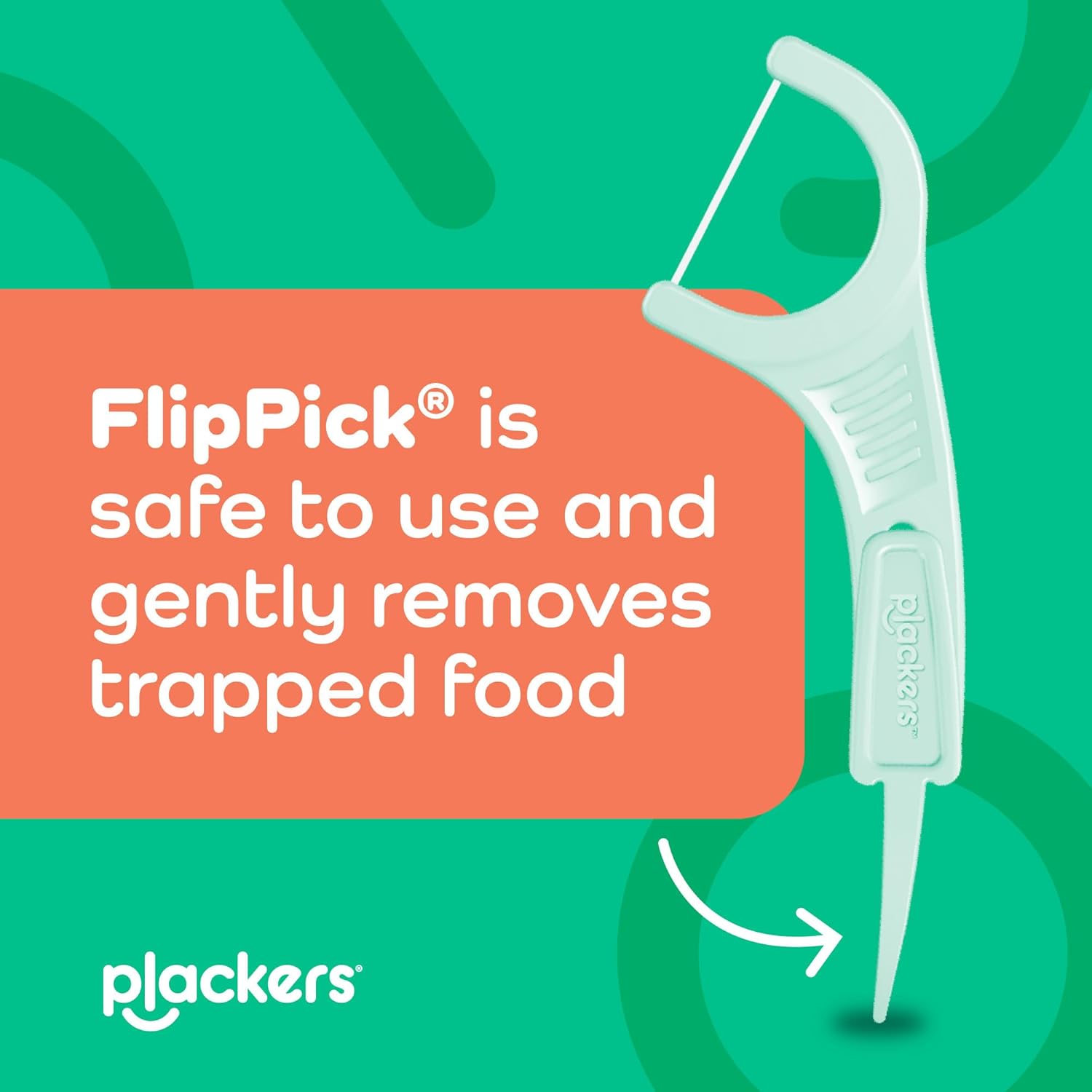 Plackers Micro Line - Aplicadores de hilo dental, palillo plegable FlipPick, Tuffloss, fácil almacenamiento con sello seguro, sabor a menta fresca, 300 unidades