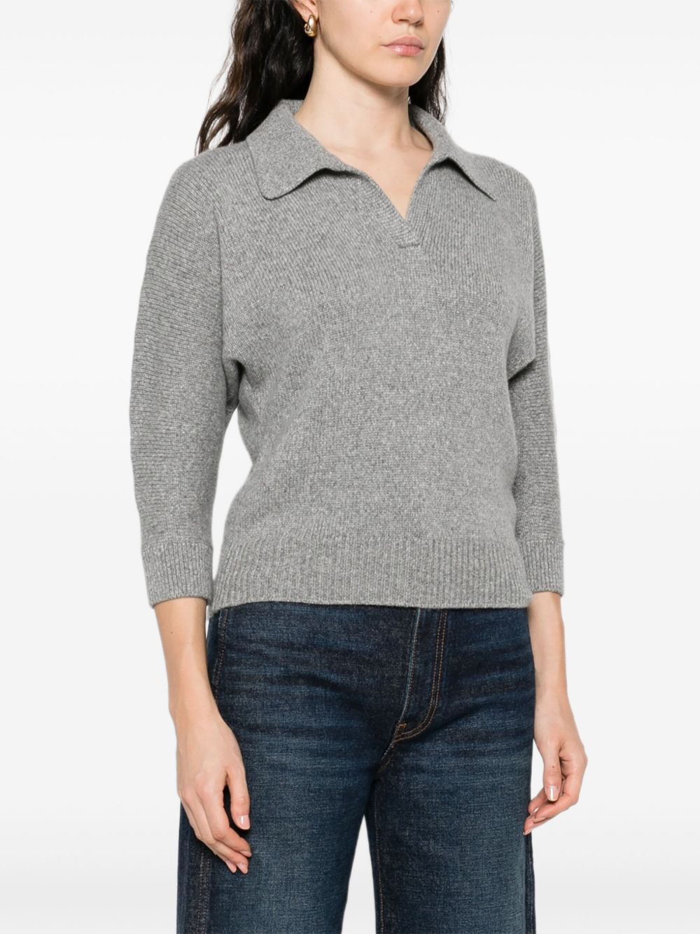 Khaite Khaite Herve Cashmere Polo Shirt - Image 6