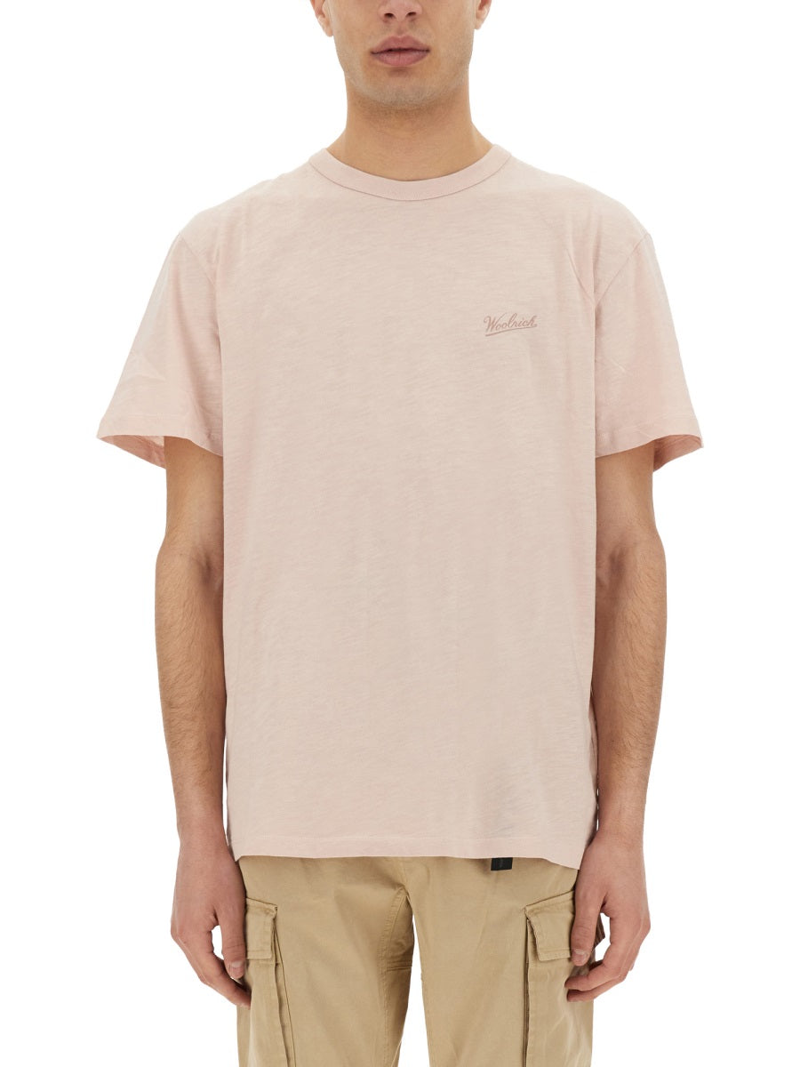 Woolrich ウールリッチは炎の綿Tシャツを燃やしました - Image 6