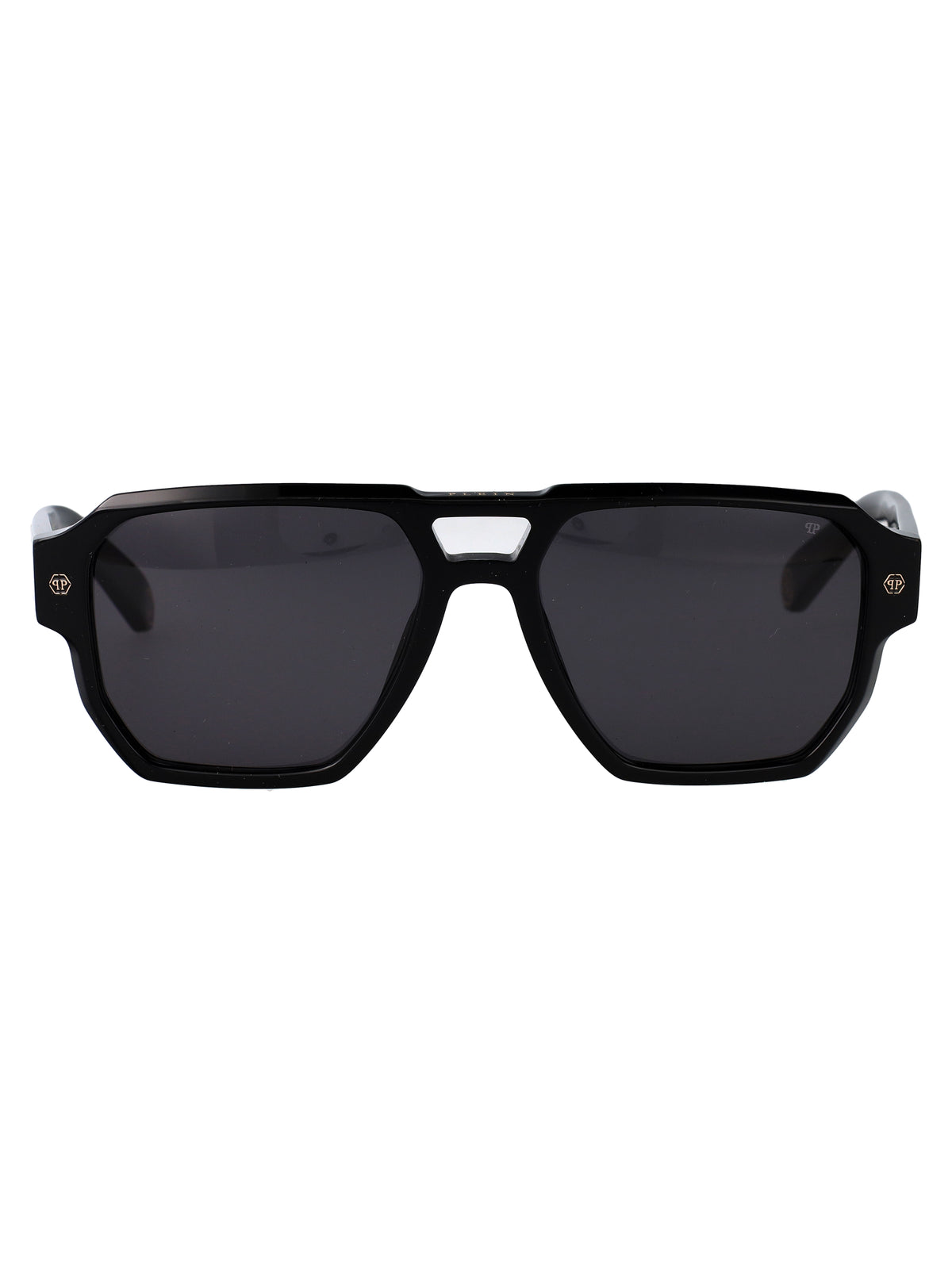 Philipp Philipp Plein Geometric Sunglasses SPP200 V 0700 - Image 6