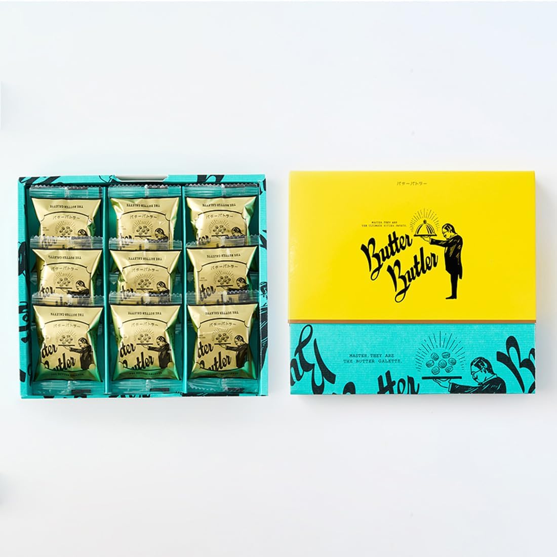 Butter Butler (バターバトラー) Butter Galette, Popular Snacks, Sweets, Gift, Tokyo Souvenir, Hand-Delivered, Individually Wrapped, Present, Return Gift, Internal Celebration, Baked Goods, Retirement (Pack of