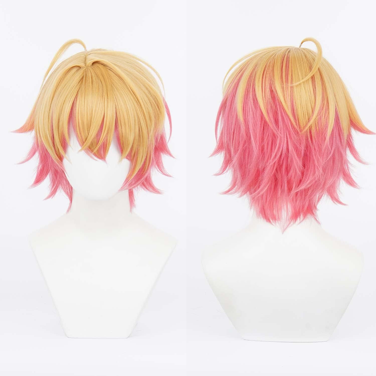 LVMEY Hoshino Aqua Cosplay Wig, Disguise, Heat Resistant Wig, Cosplay Costume, Accessory for Cosplay, Includes Wig Net, Comic Event, Halloween, Christmas, Cultural Festivals, Festivals, School